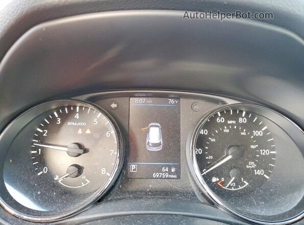 JN8AT2MT0JW460337 2018 NISSAN ROGUE Gray Widok zestawu wskaźników