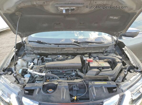 JN8AT2MT0JW460337 2018 NISSAN ROGUE Gray Widok komory silnika
