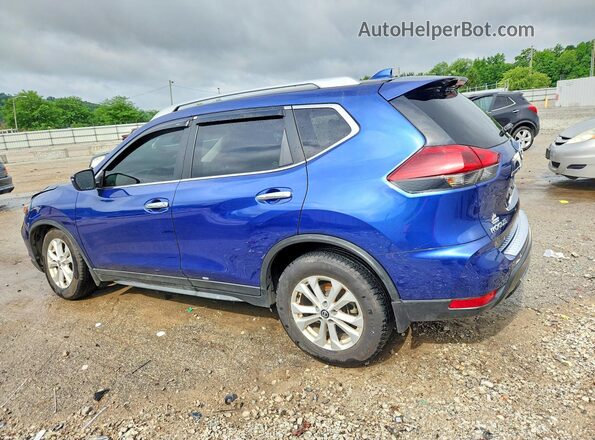 JN8AT2MT0JW469054 2018 NISSAN ROGUE Синий Задняя левая четверть