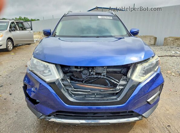JN8AT2MT0JW469054 2018 NISSAN ROGUE Синий Вид спереди
