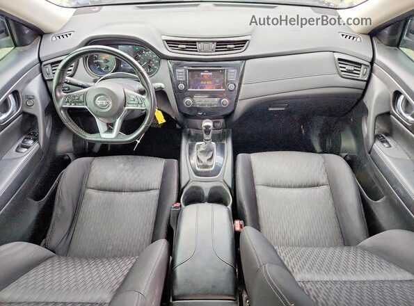 JN8AT2MT0JW469054 2018 NISSAN ROGUE Синий Вид панели приборов