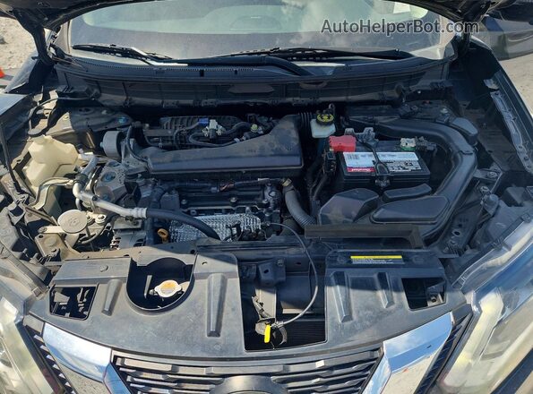 JN8AT2MT0JW470804 2018 NISSAN ROGUE Black Vista del compartimento del motor