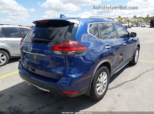 JN8AT2MT0KW251519 2019 NISSAN ROGUE Синий Задняя правая четверть
