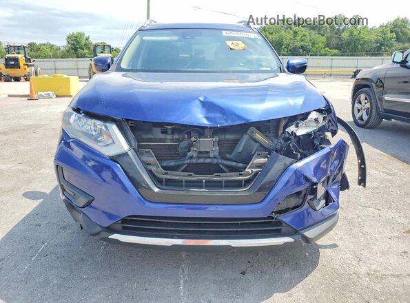JN8AT2MT0LW013459 2020 NISSAN ROGUE Синий Вид спереди