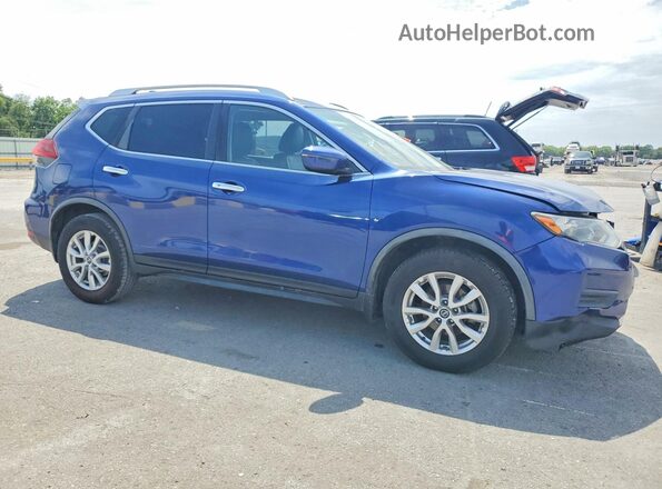 JN8AT2MT0LW013459 2020 NISSAN ROGUE Синий Передняя правая четверть