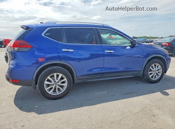JN8AT2MT0LW013459 2020 NISSAN ROGUE Синий Задняя правая четверть