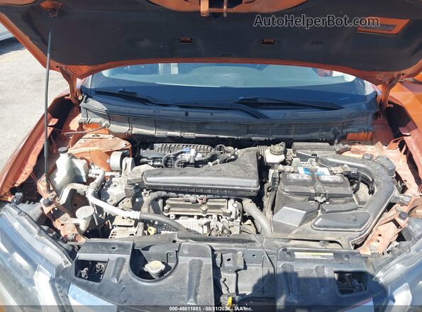 JN8AT2MT1HW149722 2017 NISSAN ROGUE Orange Вид ззаду