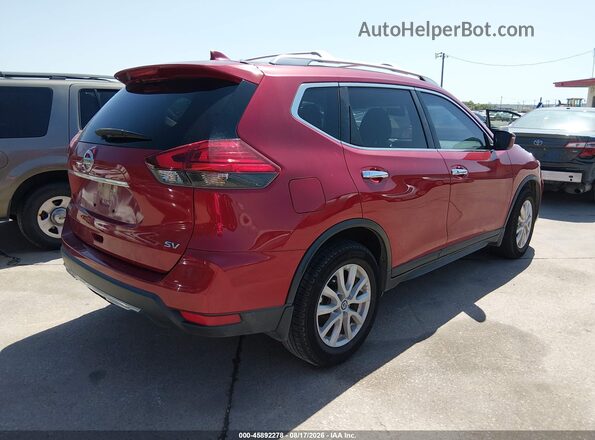 JN8AT2MT1HW392429 2017 NISSAN ROGUE Красный Задняя правая четверть