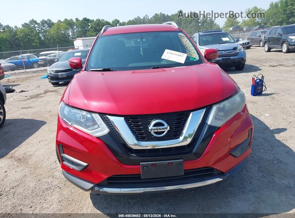 JN8AT2MT1HW393371 2017 NISSAN ROGUE Red Widok zestawu wskaźników