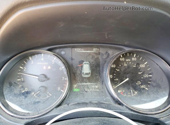 JN8AT2MT1HW400898 2017 NISSAN ROGUE Gray Vista del cuadro de instrumentos