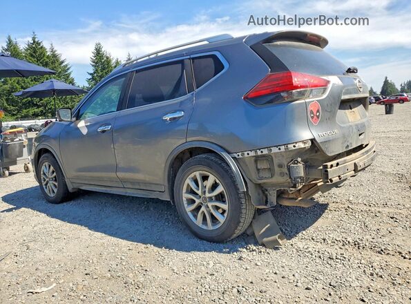 JN8AT2MT1HW400898 2017 NISSAN ROGUE Gray Trasero izquierdo