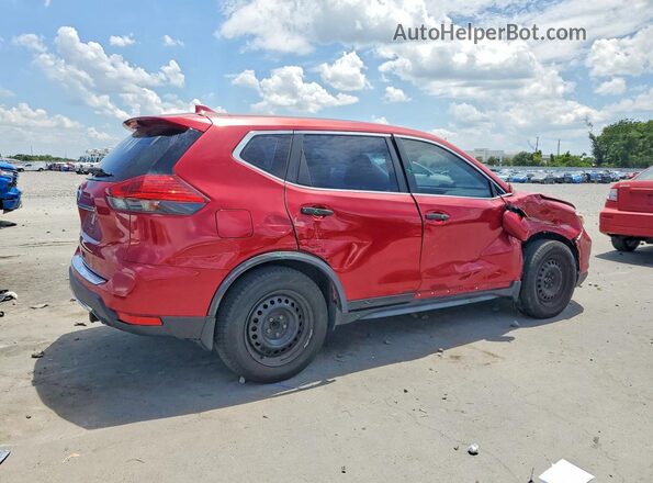 JN8AT2MT1HW406071 2017 NISSAN ROGUE Burgundy Tył prawy