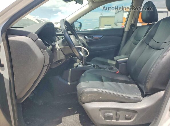 JN8AT2MT1KW253442 2019 NISSAN ROGUE Silver Widok wnętrza z przodu