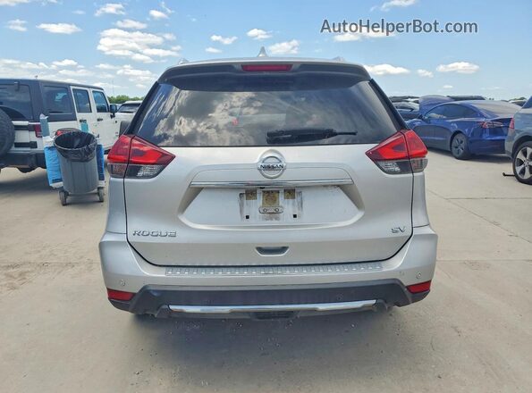 JN8AT2MT1KW253442 2019 NISSAN ROGUE Silver Widok z tyłu