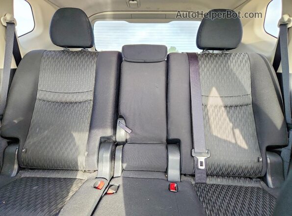 JN8AT2MT1LW033347 2020 NISSAN ROGUE Black Vista de los asientos traseros