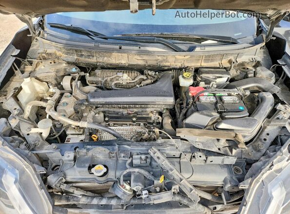 JN8AT2MT1LW033347 2020 NISSAN ROGUE Black Vista del compartimento del motor