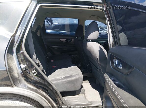 JN8AT2MT2GW008866 2016 NISSAN ROGUE Black VIN კოდის სტიკერის ხედი