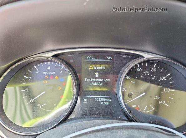 JN8AT2MT2GW015302 2016 NISSAN ROGUE Silver ხელსაწყოთა პანელის ხედი