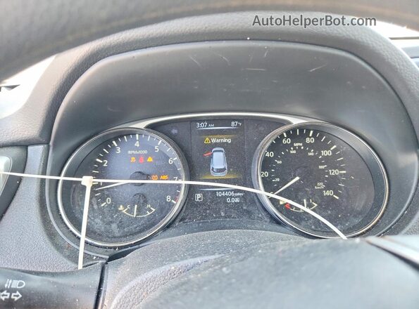 JN8AT2MT2GW025800 2016 NISSAN ROGUE Серебряный Вид щитка приборов