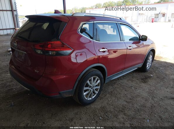 JN8AT2MT2HW136705 2017 NISSAN ROGUE Burgundy Tył prawy