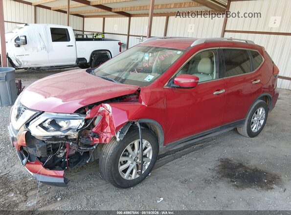 JN8AT2MT2HW136705 2017 NISSAN ROGUE Burgundy Przód lewy