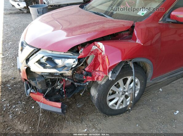 JN8AT2MT2HW136705 2017 NISSAN ROGUE Burgundy Widok z przodu