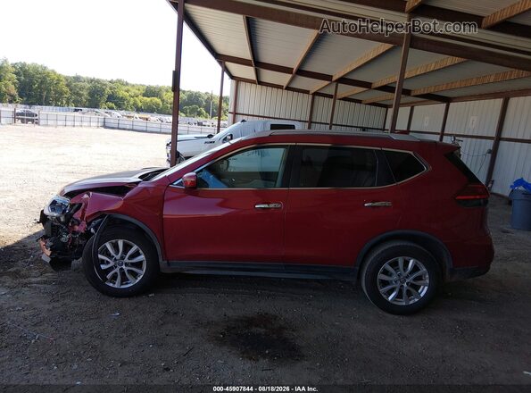 JN8AT2MT2HW136705 2017 NISSAN ROGUE Burgundy Widok wnętrza 360 stopni