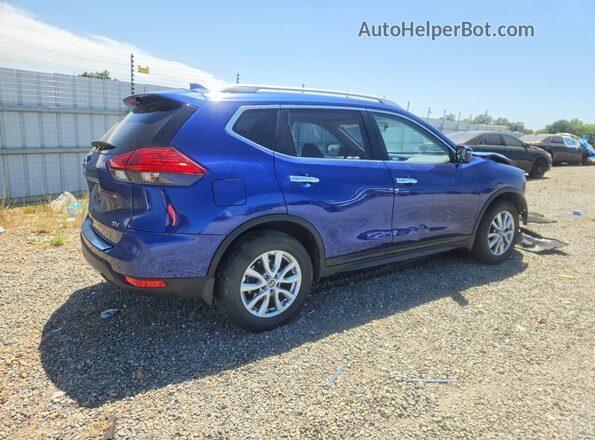 JN8AT2MT2HW143458 2017 NISSAN ROGUE Blue Tył prawy