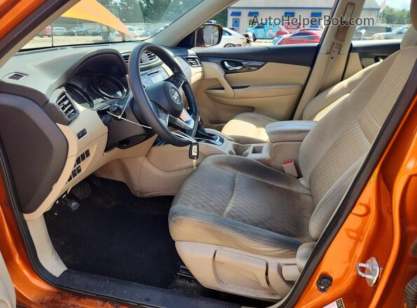 JN8AT2MT2HW391810 2017 NISSAN ROGUE Orange VIN sticker view