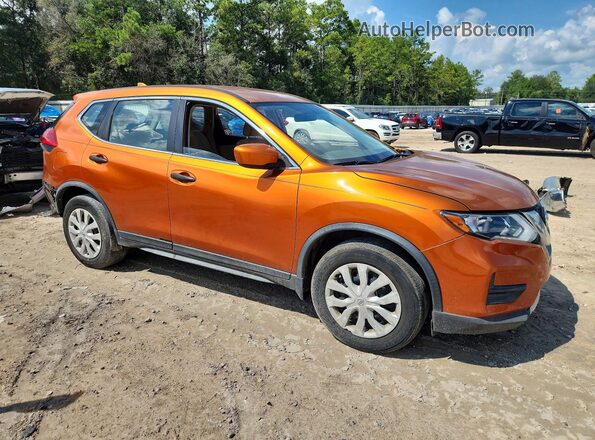 JN8AT2MT2HW391810 2017 NISSAN ROGUE Orange Front interior view