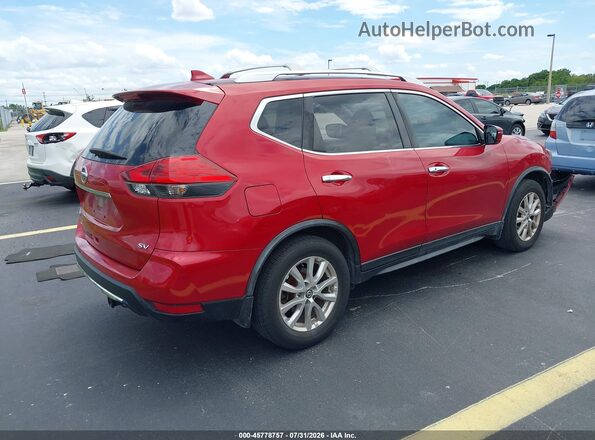 JN8AT2MT2HW392973 2017 NISSAN ROGUE Red Trasero derecho