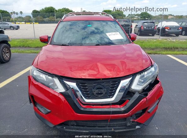 JN8AT2MT2HW392973 2017 NISSAN ROGUE Red Vista frontal