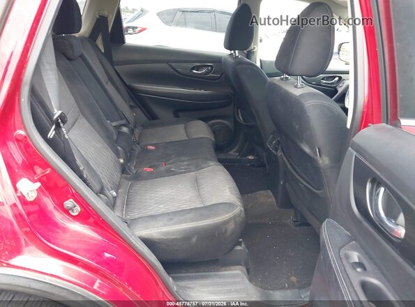 JN8AT2MT2HW392973 2017 NISSAN ROGUE Red Vista de la etiqueta del VIN