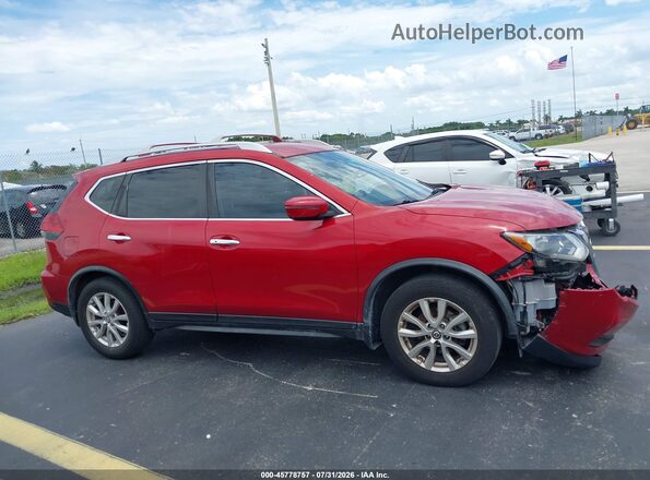 JN8AT2MT2HW392973 2017 NISSAN ROGUE Red Vista interior trasera