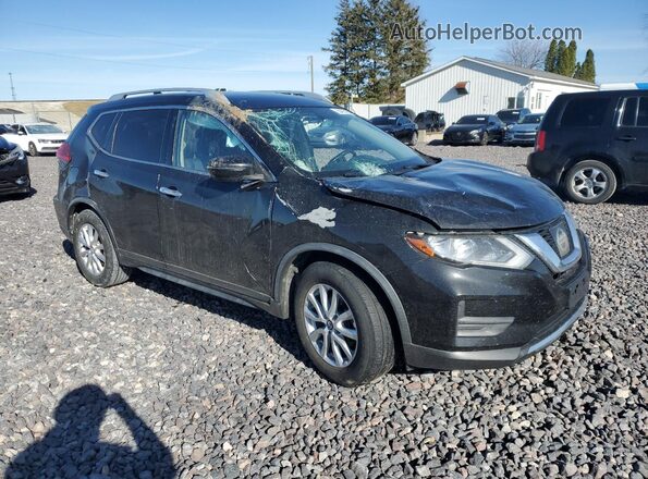 JN8AT2MT2HW396215 2017 NISSAN ROGUE Black Delantero derecho