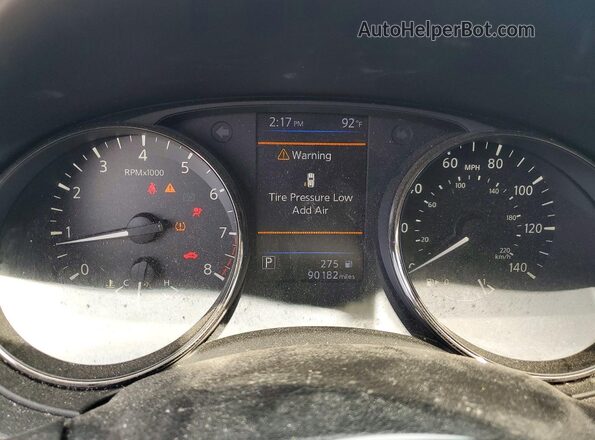 JN8AT2MT2KW505392 2019 NISSAN ROGUE Black Սարքավորումների վահանակի տեսք