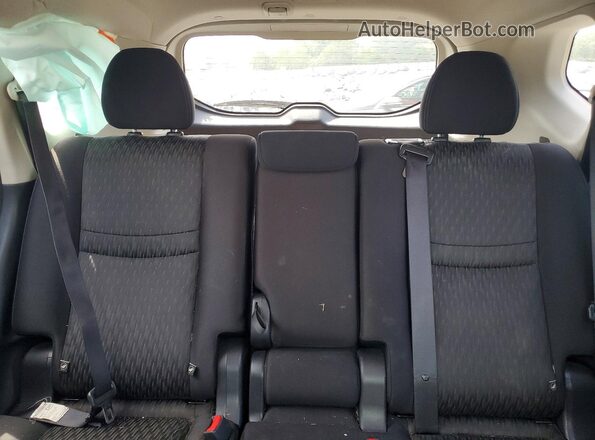 JN8AT2MT2KW505392 2019 NISSAN ROGUE Black Հետևի նստատեղերի տեսք