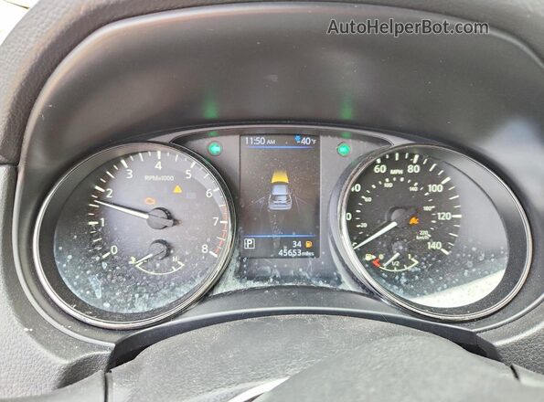 JN8AT2MT2LW017190 2020 NISSAN ROGUE Silver ხელსაწყოთა პანელის ხედი