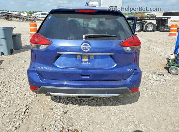 JN8AT2MT2LW031493 2020 NISSAN ROGUE Blue Widok z tyłu