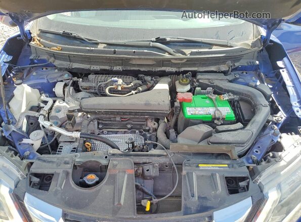 JN8AT2MT2LW031493 2020 NISSAN ROGUE Blue Widok wnętrza z tyłu