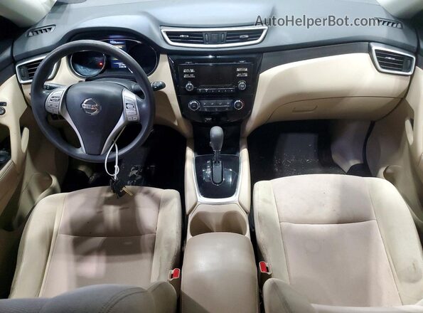 JN8AT2MT3GW027166 2016 NISSAN ROGUE Gray წინა პანელის ხედი