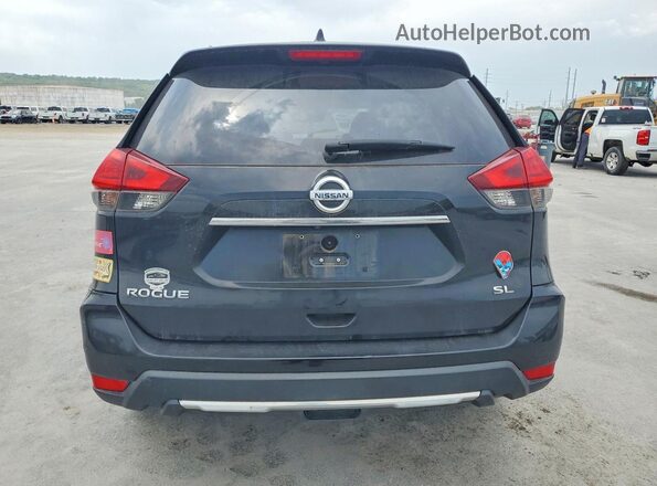 JN8AT2MT3HW131416 2017 NISSAN ROGUE Black Rear view