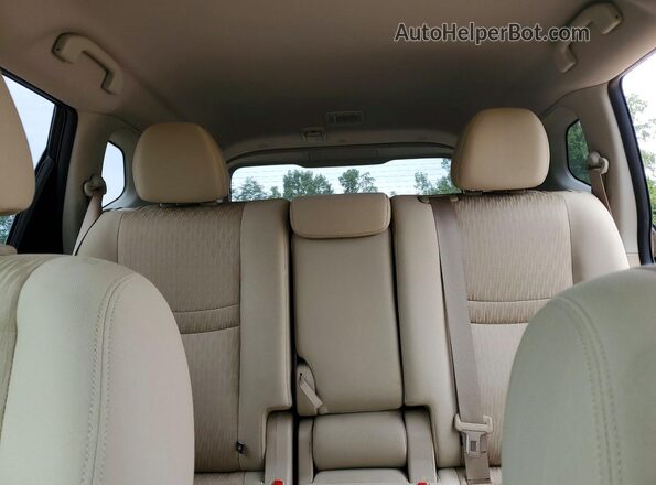 JN8AT2MT3HW143081 2017 NISSAN ROGUE Black Вид задніх сидінь