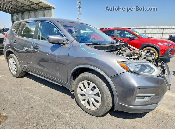 JN8AT2MT3HW147258 2017 NISSAN ROGUE Gray Вид салону спереду