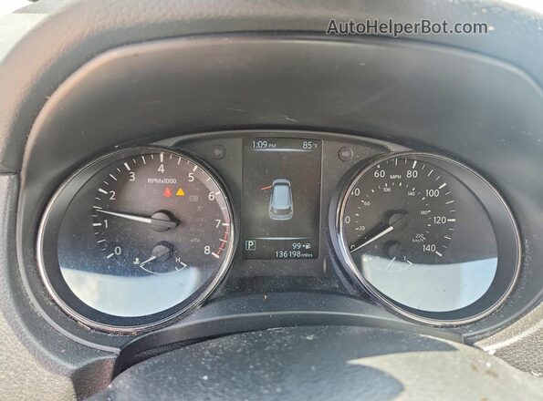 JN8AT2MT3HW392111 2017 NISSAN ROGUE Gray Вид щитка приладів