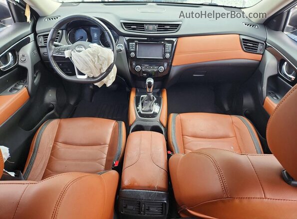 JN8AT2MT3HW407352 2017 NISSAN ROGUE Silver წინა პანელის ხედი