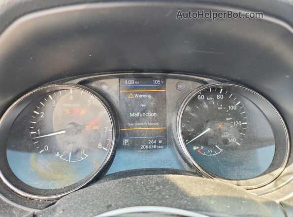 JN8AT2MT3JW457271 2018 NISSAN ROGUE Silver Instrument cluster view