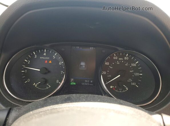JN8AT2MT3LW031387 2020 NISSAN ROGUE Black Instrument cluster view