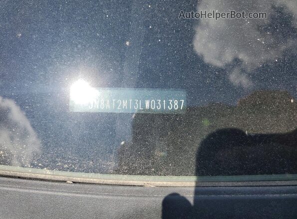 JN8AT2MT3LW031387 2020 NISSAN ROGUE Black VIN sticker view