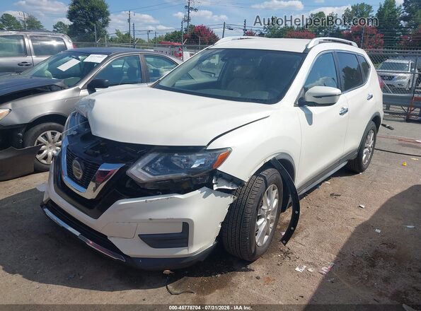 JN8AT2MT3LW036685 2020 NISSAN ROGUE White წინა მარცხენა ხედი სამი მეოთხედიდან